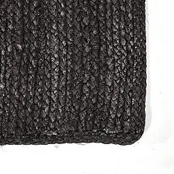 Tapis en jute - Amasia (noir)
