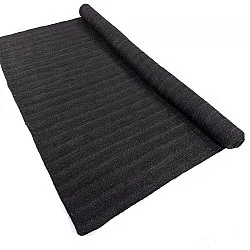 Tapis en jute - Amasia (noir)