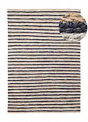 Tapis chanvre - Howrah Braided Jute (naturel/blanc/noir)