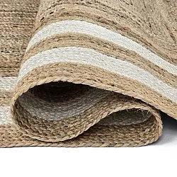 Tapis chanvre - Jessore (nature/blanc)