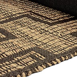 Tapis chanvre - Kavita (brun)