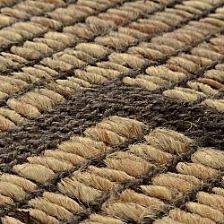 Tapis chanvre - Kavita (brun)