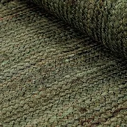 Tapis chanvre - Senaki (vert militaire/blanc)