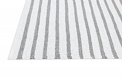 Tapis en plastique - Kensington (gris/blanc)