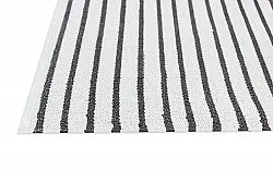 Tapis en plastique - Kensington (blanc/noir)
