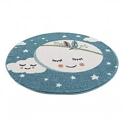 Tapis pour enfants - Ciel nocturne Rond (multicolore)