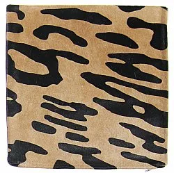 Housse de coussin en cuir bovin 45 x 45 cm