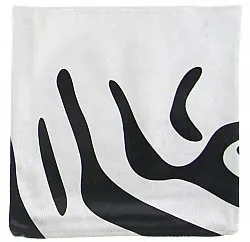 Housse de coussin en cuir bovin 45 x 45 cm