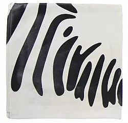 Housse de coussin en cuir bovin 45 x 45 cm
