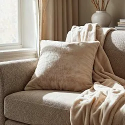 Housse de coussin - Aranga Super Soft (beige)