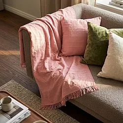 Taie d'oreiller - Nalani cotton cushion cover (rose)