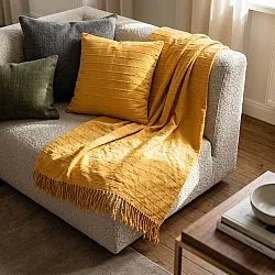 Couvertures - Nalani cotton throw (orange)
