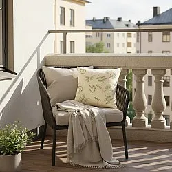 Housse de coussin - Housse de coussin brodée Vasa (multicolore)