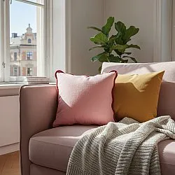 Housse de coussin - Yrsa (rose)