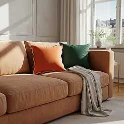 Housse de coussin - Yrsa (rouille)