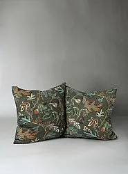 Housse de coussin lot de 2 - Leonora (vert)