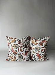 Housse de coussin lot de 2 Mathilde (rouille)