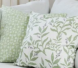 Housse de coussin lot de 2 - Ella (vert)