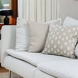 Housse de coussin lot de 2 - Sari (beige)