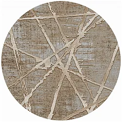 Tapis rond - Lagos (beige)