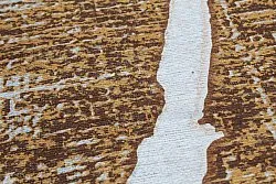 Tapis rond - Lagos (marron)