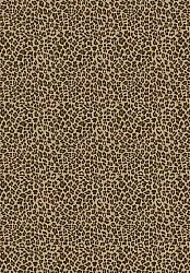 Tapis Wilton - Leopard (marron)