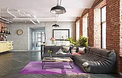 Tapis Wilton - Guillos (violet)