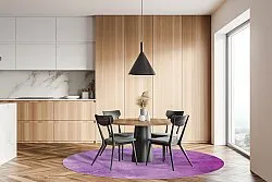 Tapis rond - Guillos (violet)
