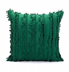 Housse de coussin - Boho Linen 45 x 45 cm (vert)