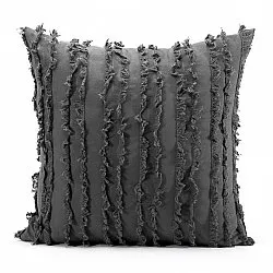 Housse de coussin - Boho Linen 45 x 45 cm (gris)