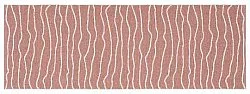 Tapis en plastique - Horredsmattan Line (rose)