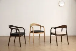 Fauteuil à accoudoirs - Aspa (nature) - 2 pièces