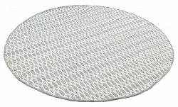 Tapis rond - Long Stitch (Gris)