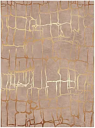 Tapis Wilton - Lorenzo (marron/doré)