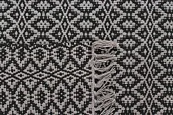 Tapis en patchwork - Lykke (gris/gris foncé)