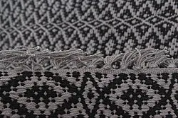 Tapis en patchwork - Lykke (gris/gris foncé)