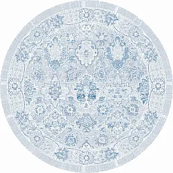 Tapis rond - Magnolia (bleu)
