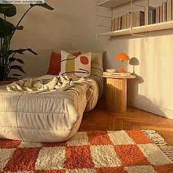 Tapis shaggy - Maranello Natural Cotton Shaggy (orange)