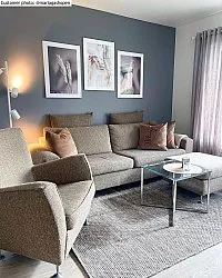 Tapis en laine - Otago (marron)