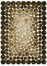 Tapis Wilton - Marineo (marron/vert)