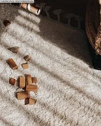 Tapis à poils longs - Cudillero (beige)