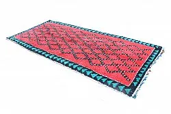 Tapis berbère marocain Boucherouite 370 x 170 cm