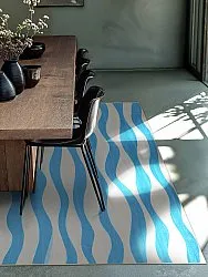 Tapis Wilton - Marsala (bleu/blanc)