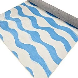 Tapis Wilton - Marsala (bleu/blanc)