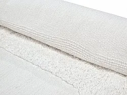 Tapis à poils longs - Alexa Natural Cotton Shaggy (blanc cassé)