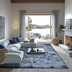 Tapis Wilton - Amaya (bleu)