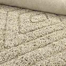Tapis à poils longs - Amberley Natural Cotton Shaggy (beige)