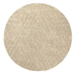 Tapis rond - Amberley Natural Cotton Shaggy (beige)