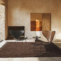Tapis à poils longs - Amberley Natural Cotton Shaggy (marron)