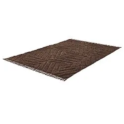 Tapis à poils longs - Amberley Natural Cotton Shaggy (marron)